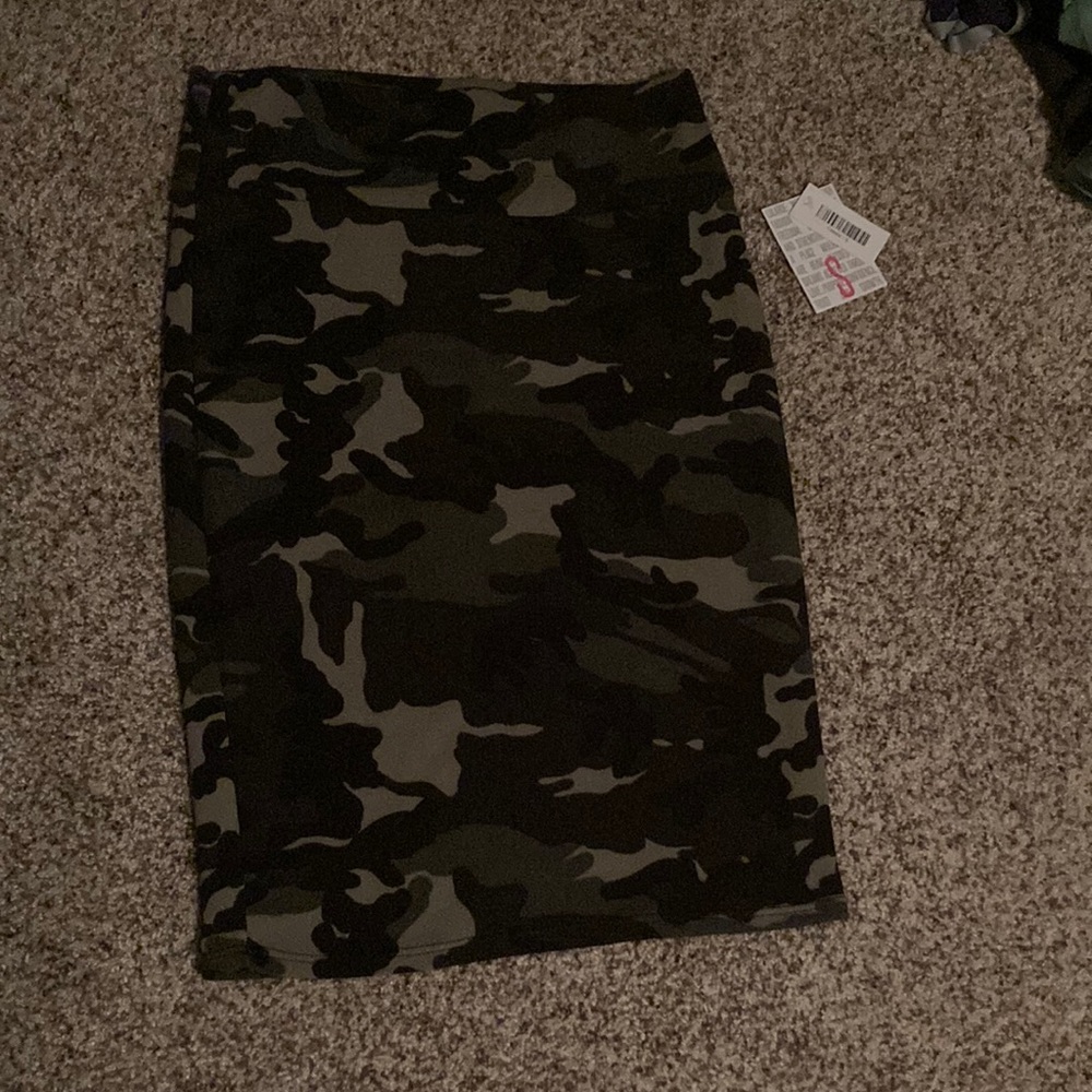 Camo LuLaroe skirt